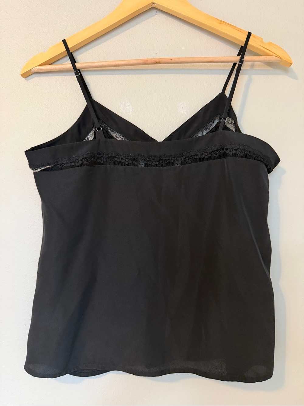 The Kooples Black Lace-Trim Bustier Cami Top - Picture 3 of 4